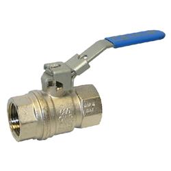 Brass Ball Valve Lockable FxF WRAS Approved