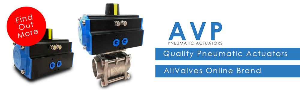 AVP - Quality Pneumatic Valve Actuators from the All Valves online Brand