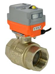 Genebre 3023 | Brass ball Valve with AVA Smart Electric Actuator | On-Off 110-240V
