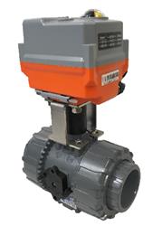 FIP VKD Electric ABS Ball Valve | EPDM Seals | AVA Smart Electric Actuator | On-Off 110-240V | BSP screwed ends