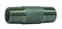 Pipe Fittings | Genebre 0150 | SS 150lb BSP Barrel Nipple