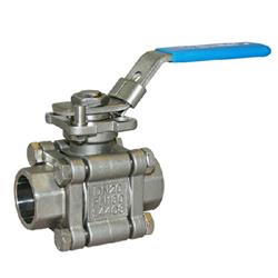 Stainless Steel 3pc CL800 Ball Valve BSPP ATEX