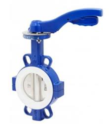 Butterfly Valve | Genebre 2101 | DI Wafer Butterfly SS Disc, PTFE liner