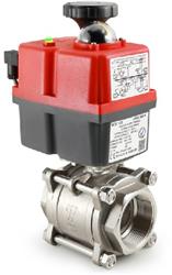 Stainless Steel Ball Valve with J+J J4CS Electric Actuator