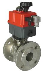 Electric Ball Valve | Stainless Steel Ball Valve with J+J J4CS | Flanged  Ends