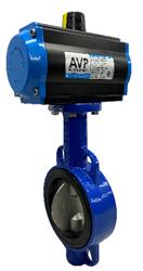 Spring Return | Pneumatic Cast Iron Butterfly Valve with AVP Actuator