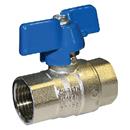 F x F Standard Ball Valve Blue Wing Handle WRAS Approved