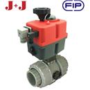 FIP VKD Electric ABS Ball Valve | Viton Seals | J+J J4CS Electric Actuator | On-Off 24-240V | Imperial socket ends