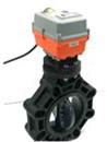 Cepex PVC Butterfly Valve with an Electric Actuator