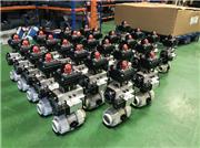 Pneumatically Actuated FIP PP Ball valves with limit switchbox and namur solenoid valve. All assembled and tested in house Pneumatically Actuated FIP PP Ball valves with limit switchbox and namur solenoid valve. All assembled and tested in house
