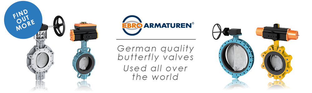 EBRO Armaturen - German quality butterfly valves used all over the world