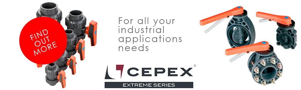 cepex extreme plastic ball valves for all your industrial application needs